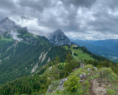Alpen_Juni_2020-71 Blick vom Kreuzjoch zur Alpspitze