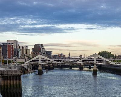 Glasgow, River Clyde : Schottland
