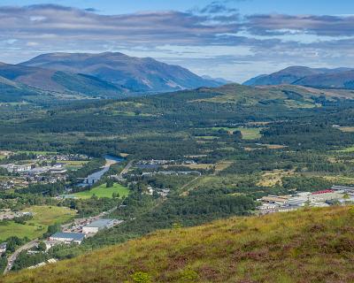 The Great Glen (Blick vom Cow Hill) : Schottland