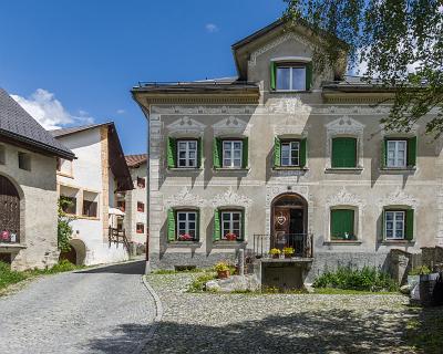 Schweiz_2017-18 Guarda - ein malerisches Dorf